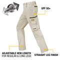 DeWALT Acoma PROStretch Work Trousers - Khaki, Size 40, 97% Cotton Stretch
