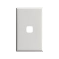 HPM Excel Cover Plate - 73mm x 117mm - Plastic - Matt White - SuperSaverAU - view 1