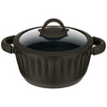 Resto Ascella 20cm Non-Stick Casserole Pot with Lid - Recycled Aluminium, Induction Compatible - RE94001