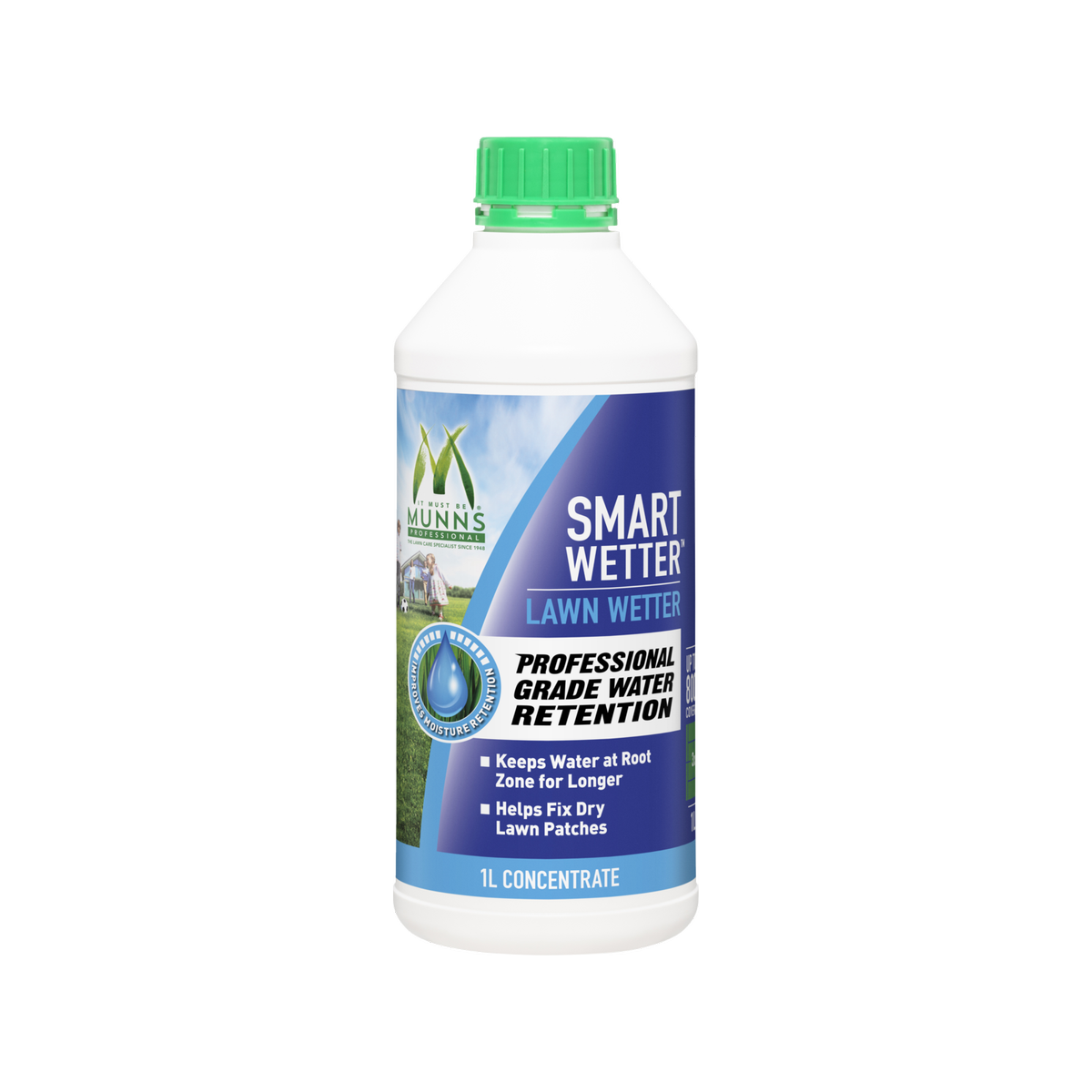 Munns Professional Lawn Wetter - 1L - Liquid - Water Retention - SuperSaverAU - view 1