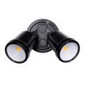 Brilliant Black Raptor III Twin Flood Light - 20W - 1800 Lumens - IP65 Weather Resistant - SuperSaverAU - view 1
