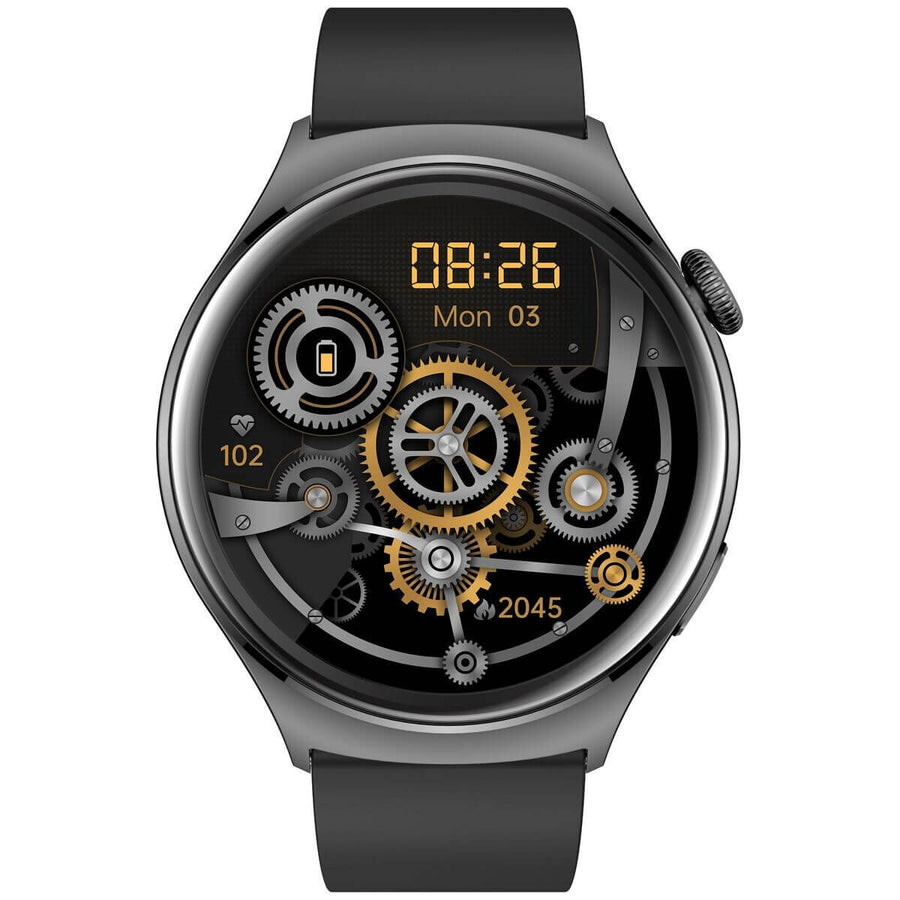 Fitsmart Fusion smartwatch - AMOLED display, built-in GPS, health monitoring, black - 10004975