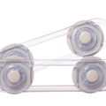 Dreambaby Child Safety Mini Multi-Purpose Latch, 2 Pack, Transparent