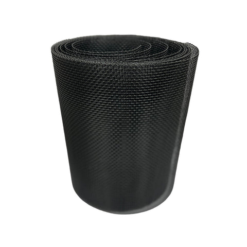 Jack Ember Mesh Ultra Stainless Steel Powder Coated Black 190mm x 4m