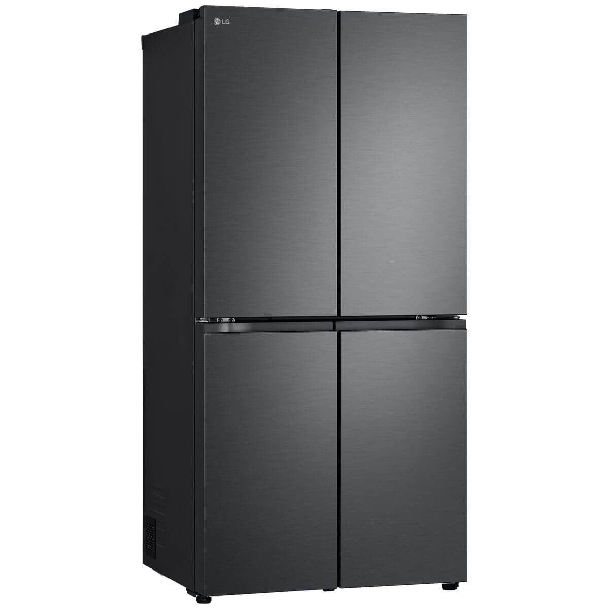 LG 530L French Door Fridge - Matte Black, 5 Star Energy, Hidden Hinges, ThinQ - GF-B505MBL