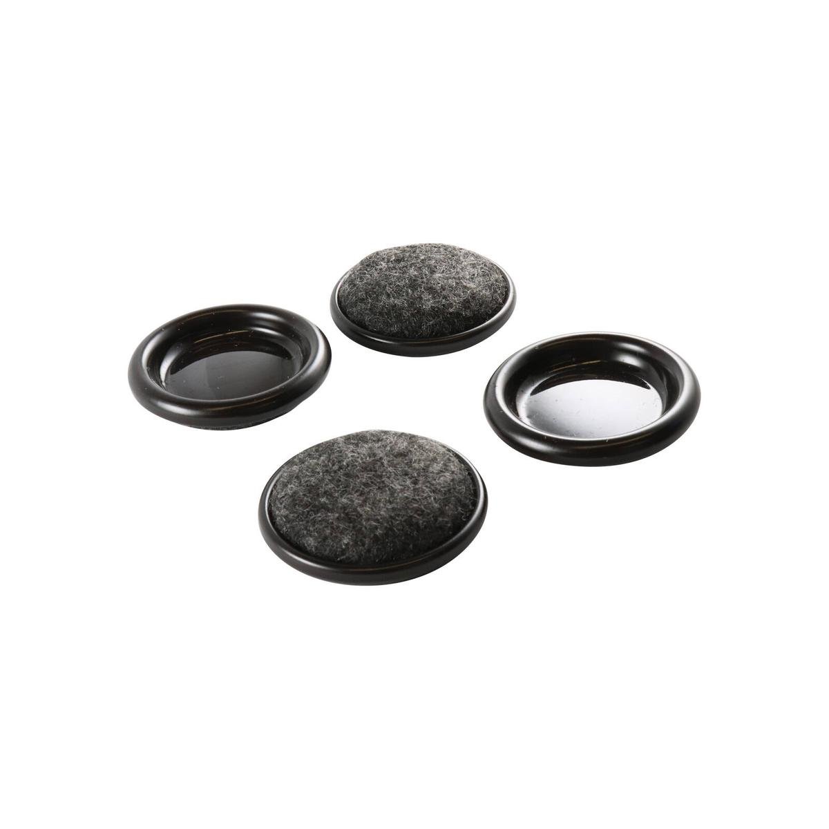 Surface Gard Round Castor Cup 30mm Brown 4 Pack - Protects Floors - SuperSaverAU - view 1