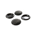 Surface Gard 30mm Brown Carpet Base Round Castor Cups - 4 Pack
