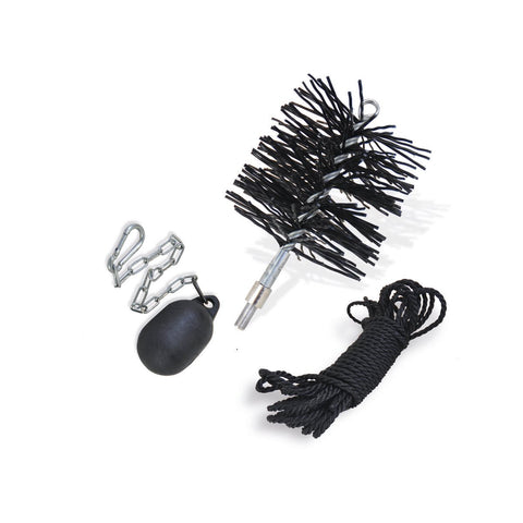 Scandia Pull Thru Flue Brush Kit - 6" - Nylon - Easy to Use - SuperSaverAU - view 1