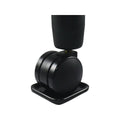 Surface Gard Brown Square Carpet Base Castor Cups 4 Pack - 48mm - SuperSaverAU - view 2
