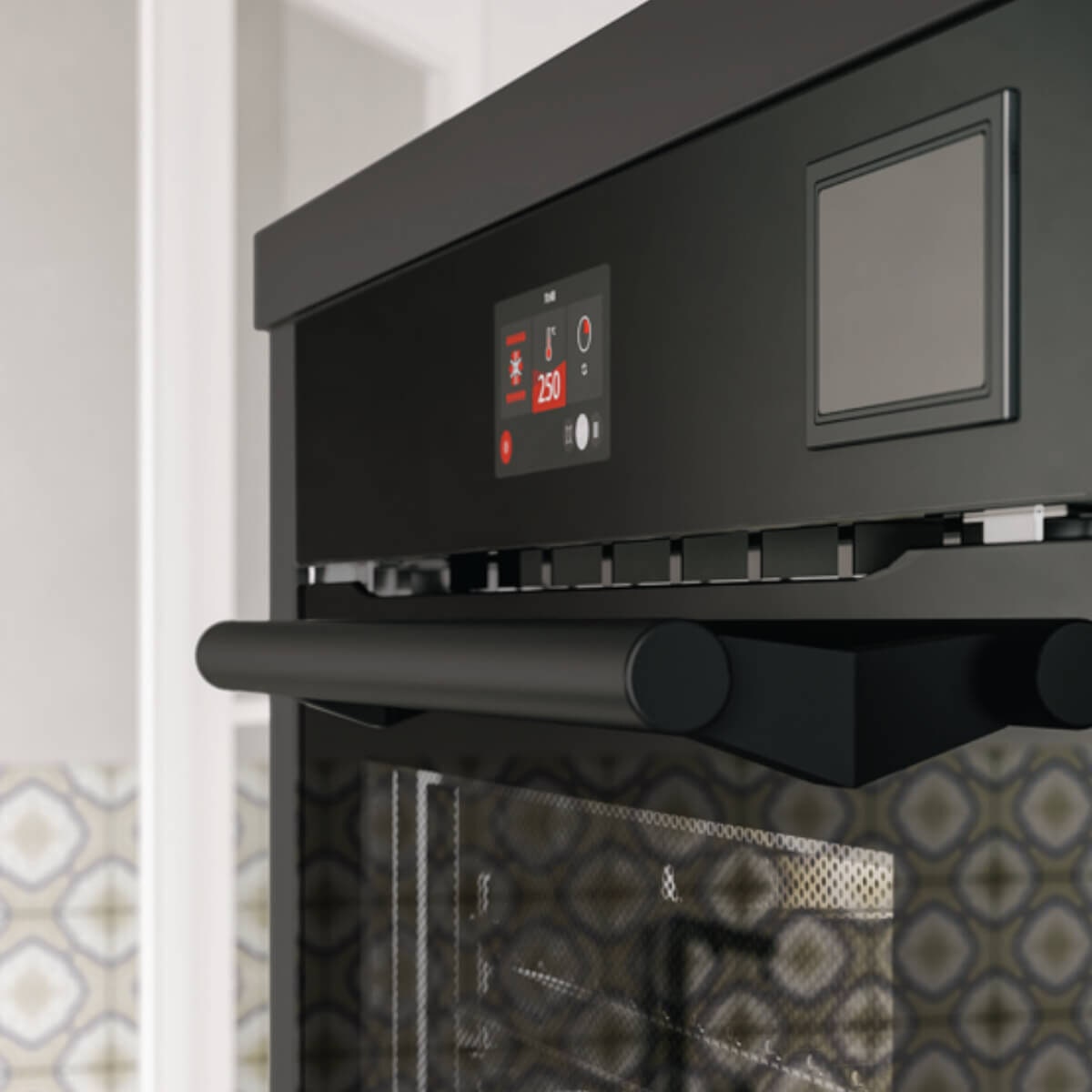 ILVE Professional Plus 3in1 Built-In Combi Oven - 36L, Steam, Microwave, Black Glass - 645STCHSWBK