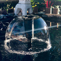 Aquapro No.1 Small Fountain Kit, Tool-Less Fit with 3 Nozzles & T-Piece, Black, Outdoor