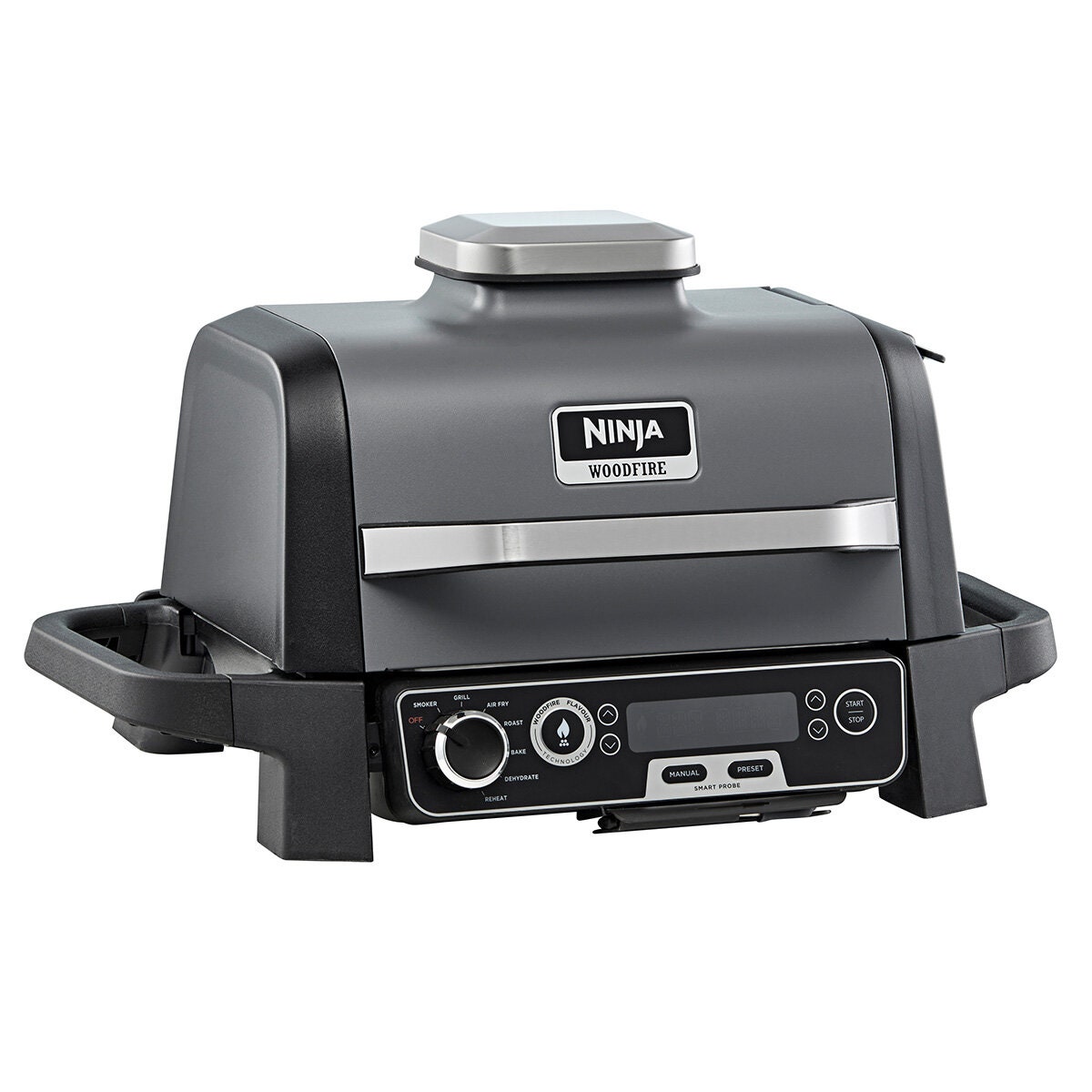 Ninja Woodfire Outdoor Electric BBQ Grill and Smoker - Seven Functions - 1760W - Air Fry - OG751