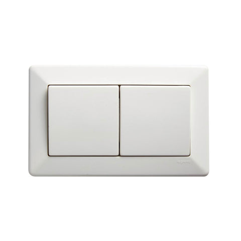 Hpm Como 2 Gang Wall Switch - 10A Plastic - Easy Use - White - SuperSaverAU - view 1