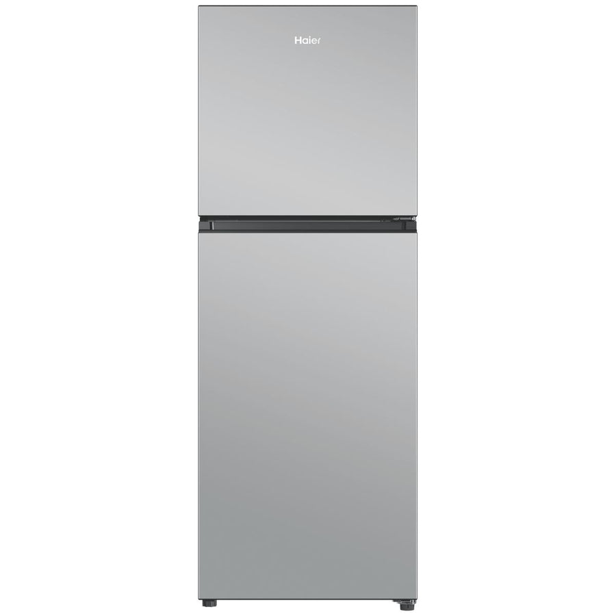 Haier 311L Top Mount Fridge - Satina Silver - Frost Free - Multi-Zone Air - 4.5 Star Rating - HRF330TS