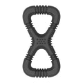 Gladiator Large Black Tug Rubber Dog Toy - 145mm x 32mm x 280mm - Durable Interactive Play - SuperSaverAU - view 1