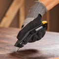 ToughBuilt Angled Utility Knife with Pry Bar, Retractable 5-Blade