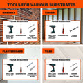 Everhang 425mm 5 Sliding Bars Broom Holder - Silver - Steel - SuperSaverAU - view 5