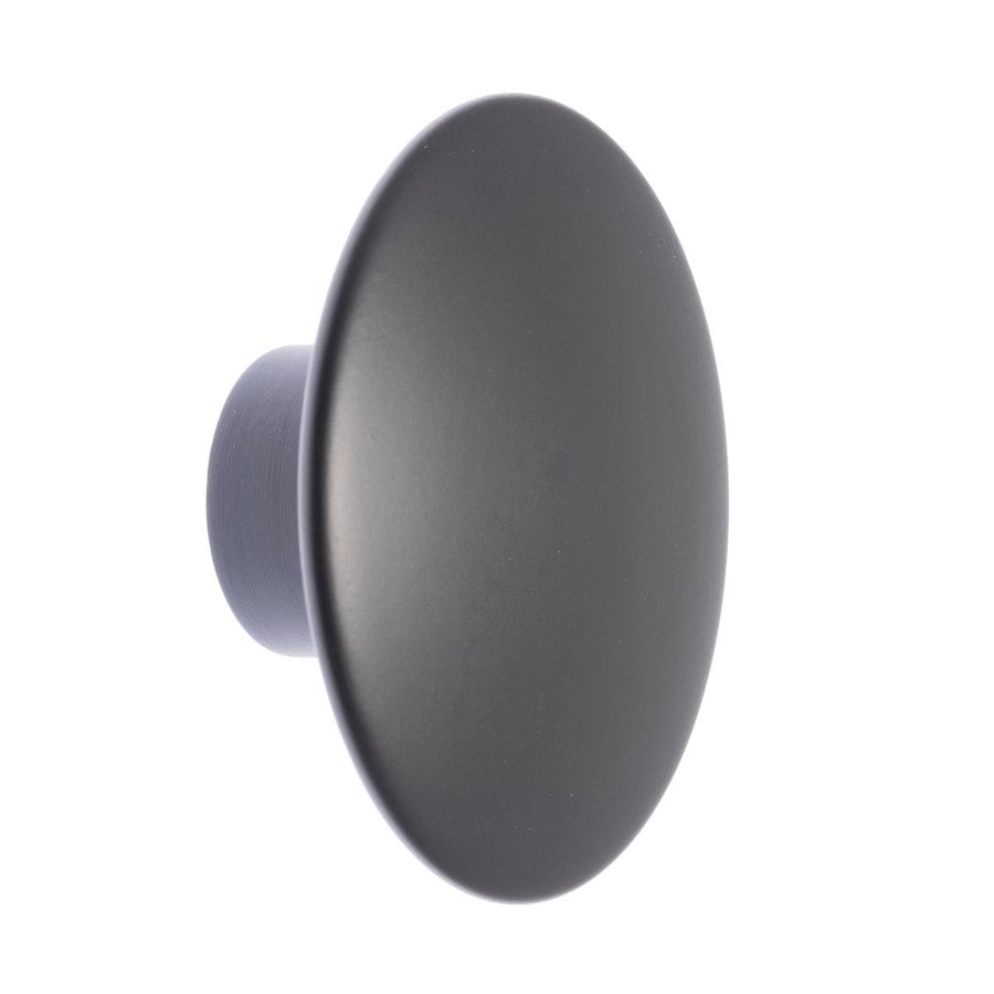 Lane 76mm Matte Black Round Timber Knob - 1 Piece - Versatile Design - SuperSaverAU - view 1