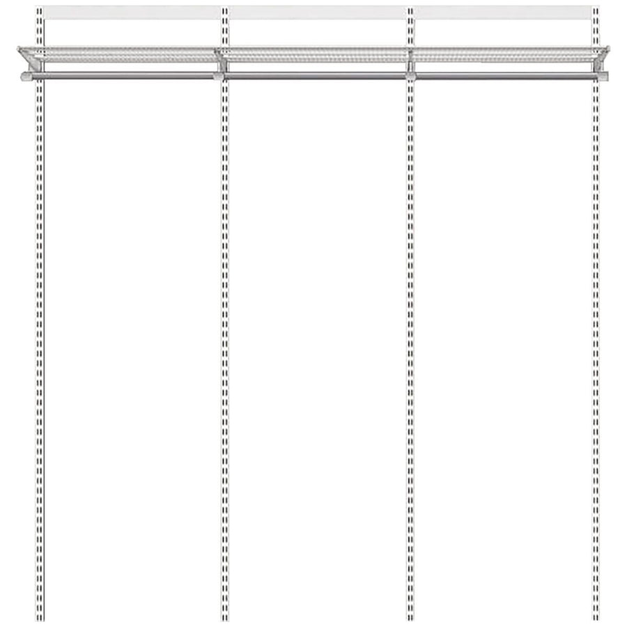 Elfa Essentials 1862mm Wardrobe Pack - White E-Poxy Bonded Steel - Flat-Pack - 11994