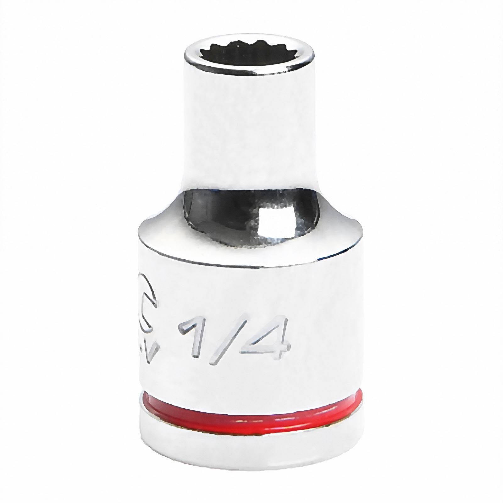 Kincrome 3/8" Drive 12-Point Shallow Socket 14mm Chrome Vanadium Steel