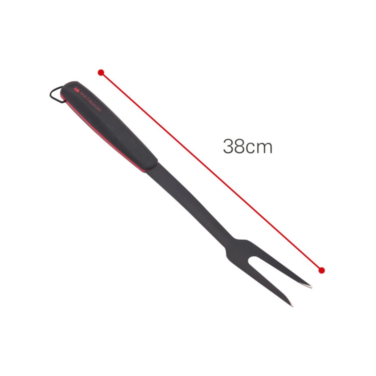 Matador 3 Piece Non-Stick Stainless Steel BBQ Tool Set Black