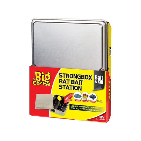 The Big Cheese Rat Bait Station - 100mm x 200mm - Metal - Tamper Resistant - SuperSaverAU - view 1