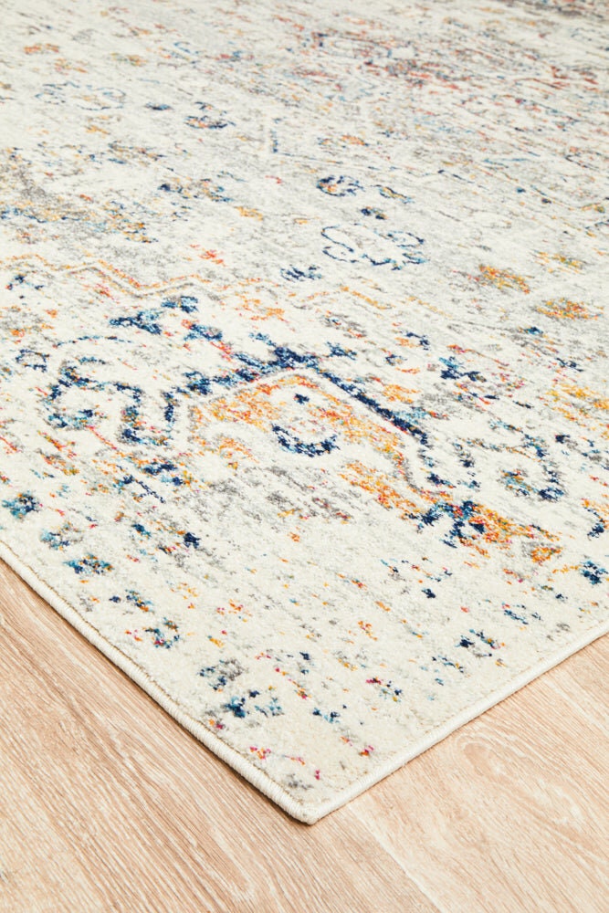 Rug Culture Century Extra Large Rug 330x240cm - Multi-coloured Power Loomed Polypropylene - CEN911SILV330X240