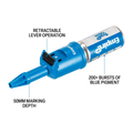 Empire True Shot Chalk Marker - 50mm Deep Hole - Blue - 200 Shots - SuperSaverAU - view 2