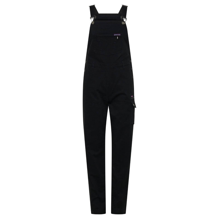 Green Hip All Women Overalls Black Size 16 Cotton Spandex Drill Twill