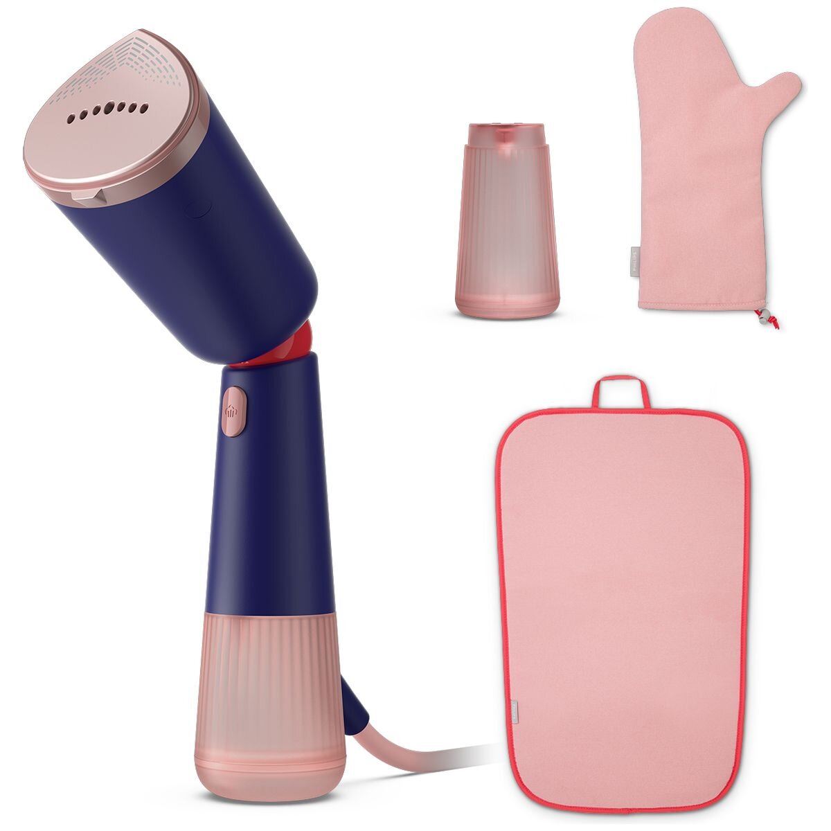 Philips 5000 Series handheld garment steamer - 1300W, 24g/min steam, StyleMat included, blue - STH5030-20