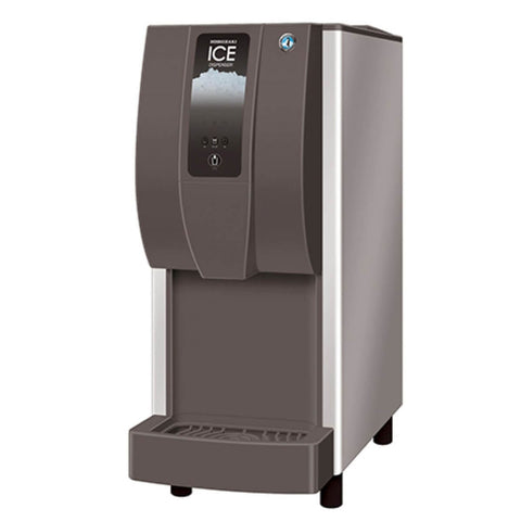 Hoshizaki countertop ice and water dispenser - push button, R290 refrigerant, stainless steel - DCM-120KE-P-HC