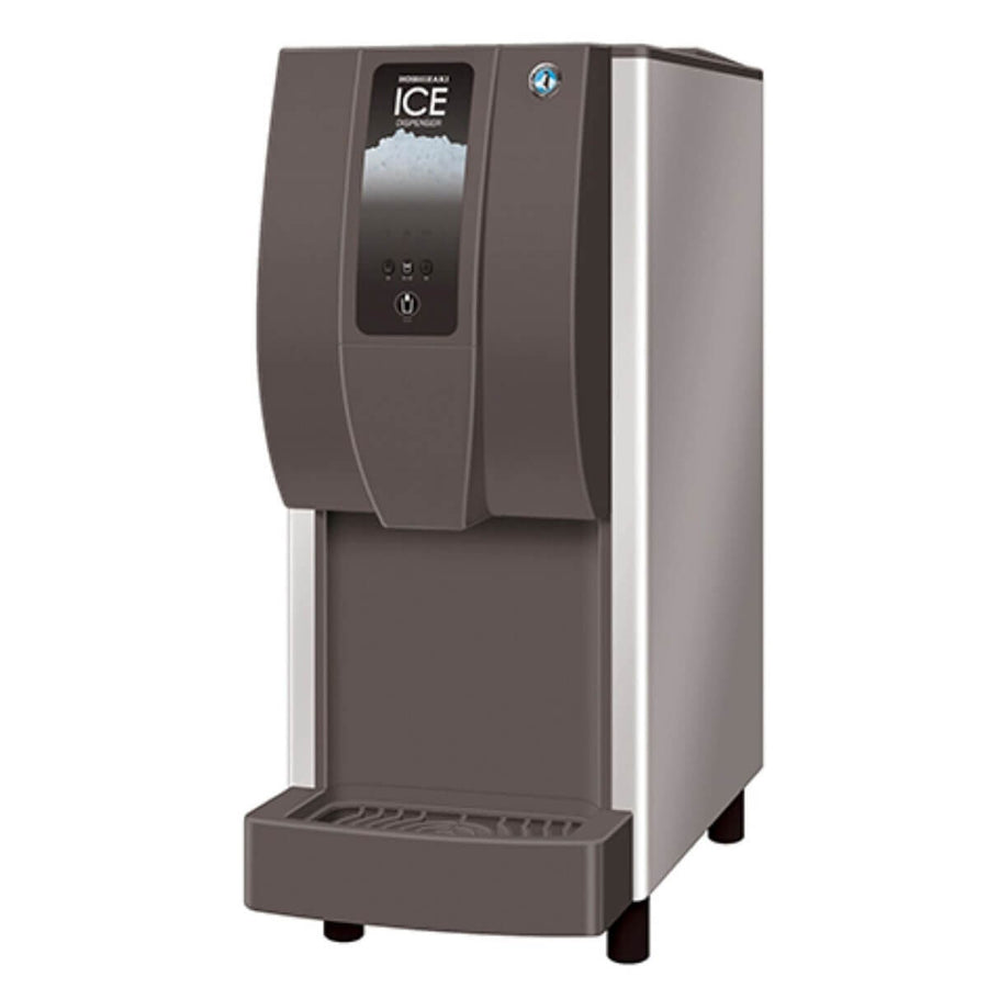 Hoshizaki countertop ice and water dispenser - push button, R290 refrigerant, stainless steel - DCM-120KE-P-HC