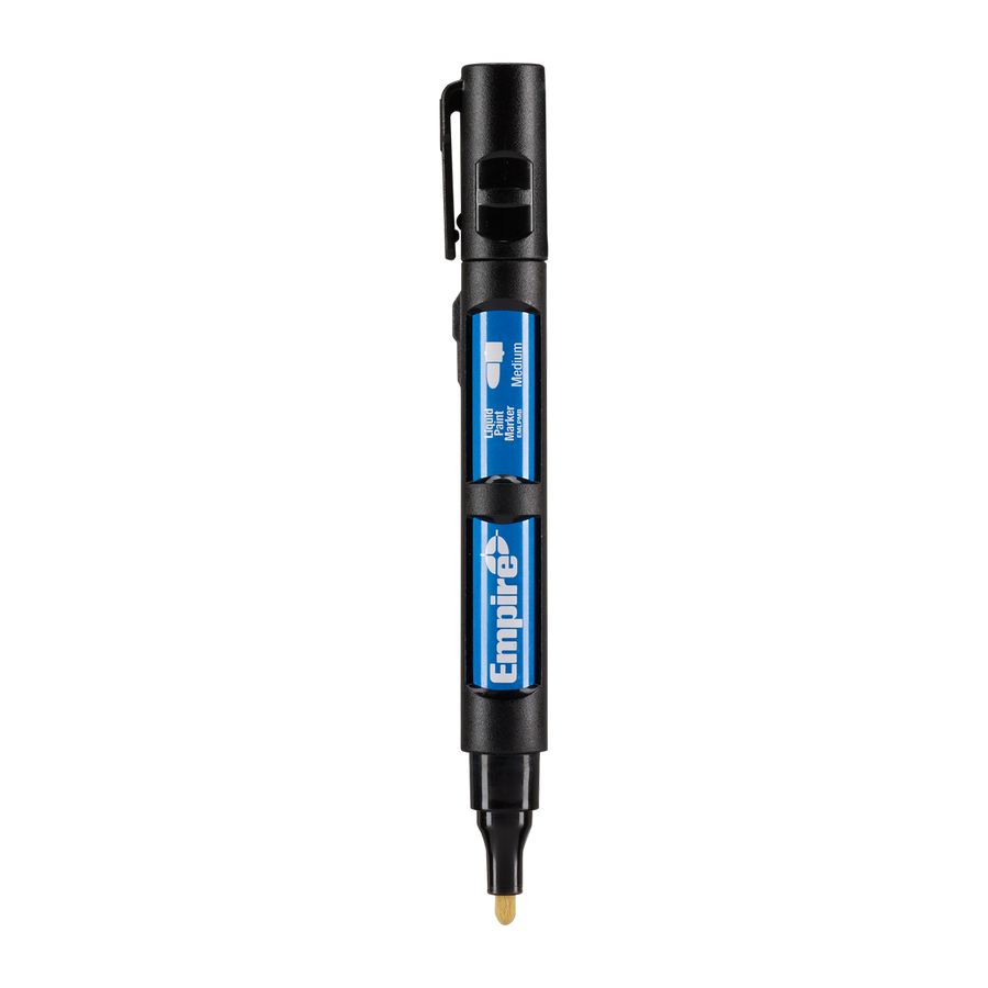 Empire Black Liquid Paint Marker - 21mm x 147mm - Fast-Drying Ink - Multi-Surface - SuperSaverAU - view 1