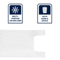 Grunt 27L White Kitchen Tie Top Rubbish Bags 100 Pack