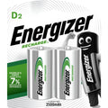 Energizer Recharge D Batteries 2 Pack - 93.98mm x 109.22mm - Long-lasting Power - SuperSaverAU - view 1