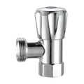 Syneco 15mm Chrome Mini Cistern Cock - Water Control Valve - Lead-Free Brass - SuperSaverAU - view 1