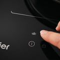 Haier 60cm 500 Series induction cooktop - Flexi Zone, Wi-Fi, hood to hob pairing, black glass - HCI604FTB4