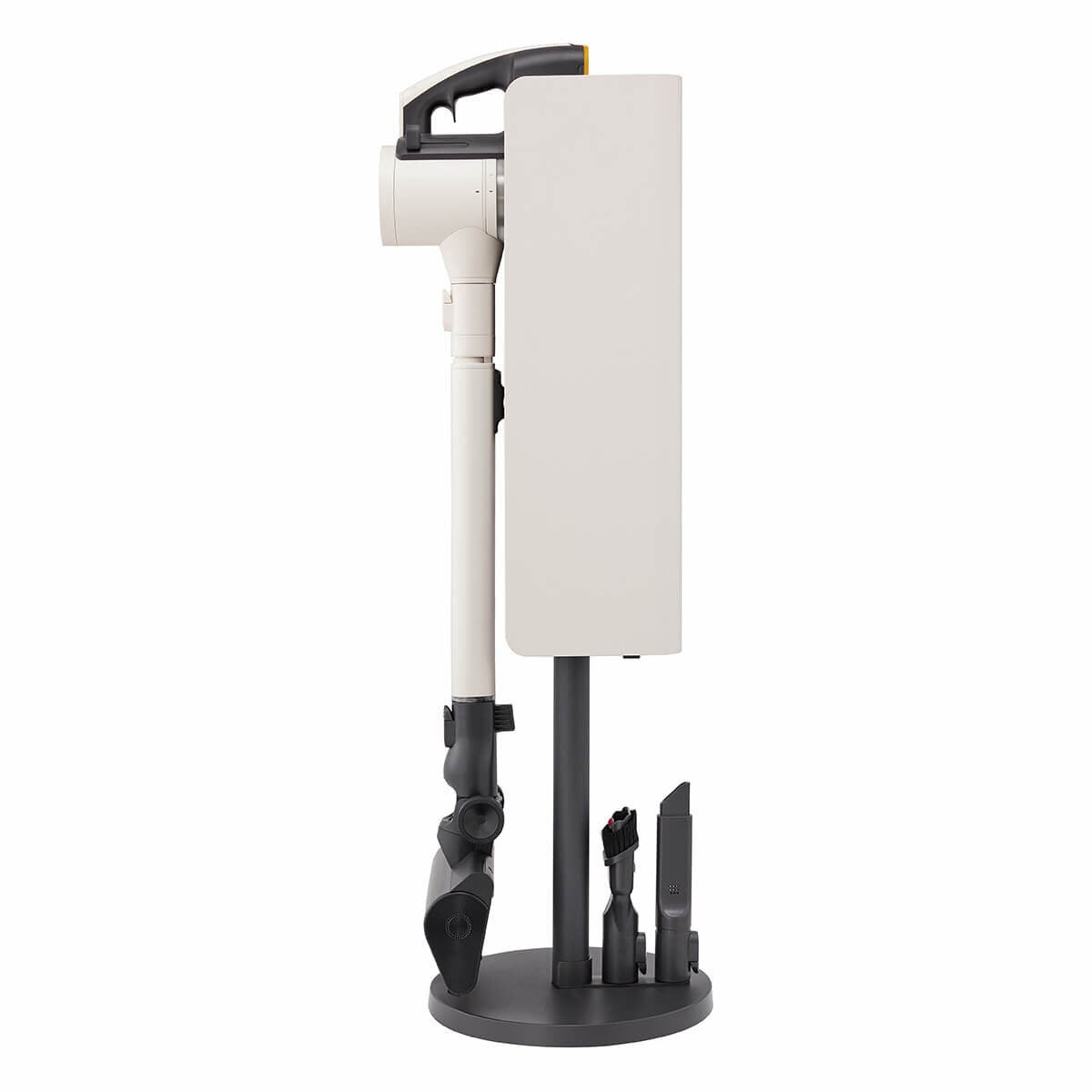 LG CordZero stick vacuum cleaner - 220W suction, auto-emptying compact tower, beige - A9L-AIR
