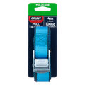Grunt 25mm x 4m Pull Tie Down Strap, Quick Release, 100kg, Polypropylene, UV Protected