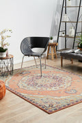 Rug Culture Odyssey medium terracotta rug 230x160cm - power loomed polypropylene - ODY120-TERRA-230X160