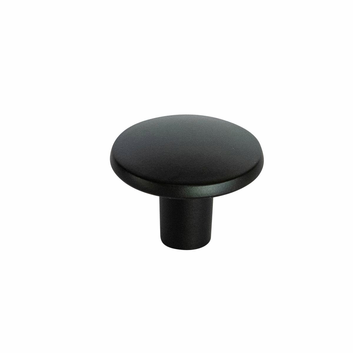 Taskmaster 30mm Matte Black Cabinet Knob - 1 Pack - Contemporary Design - SuperSaverAU - view 1