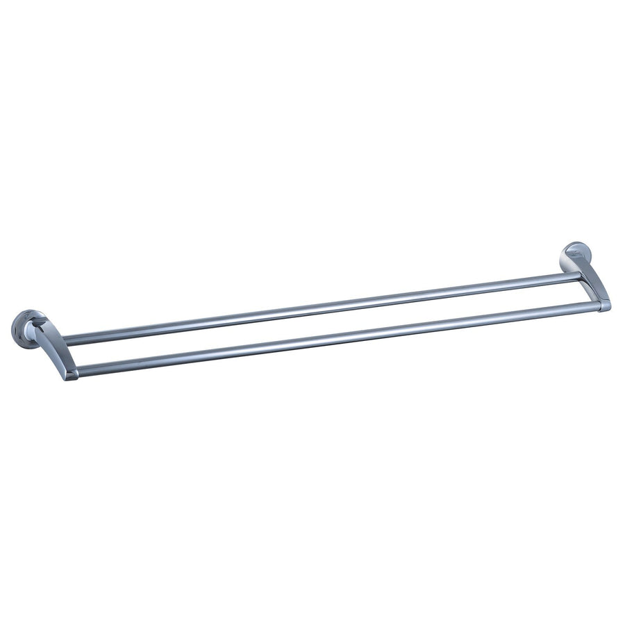Mondella Prelude 900mm Chrome Metal Double Towel Rail
