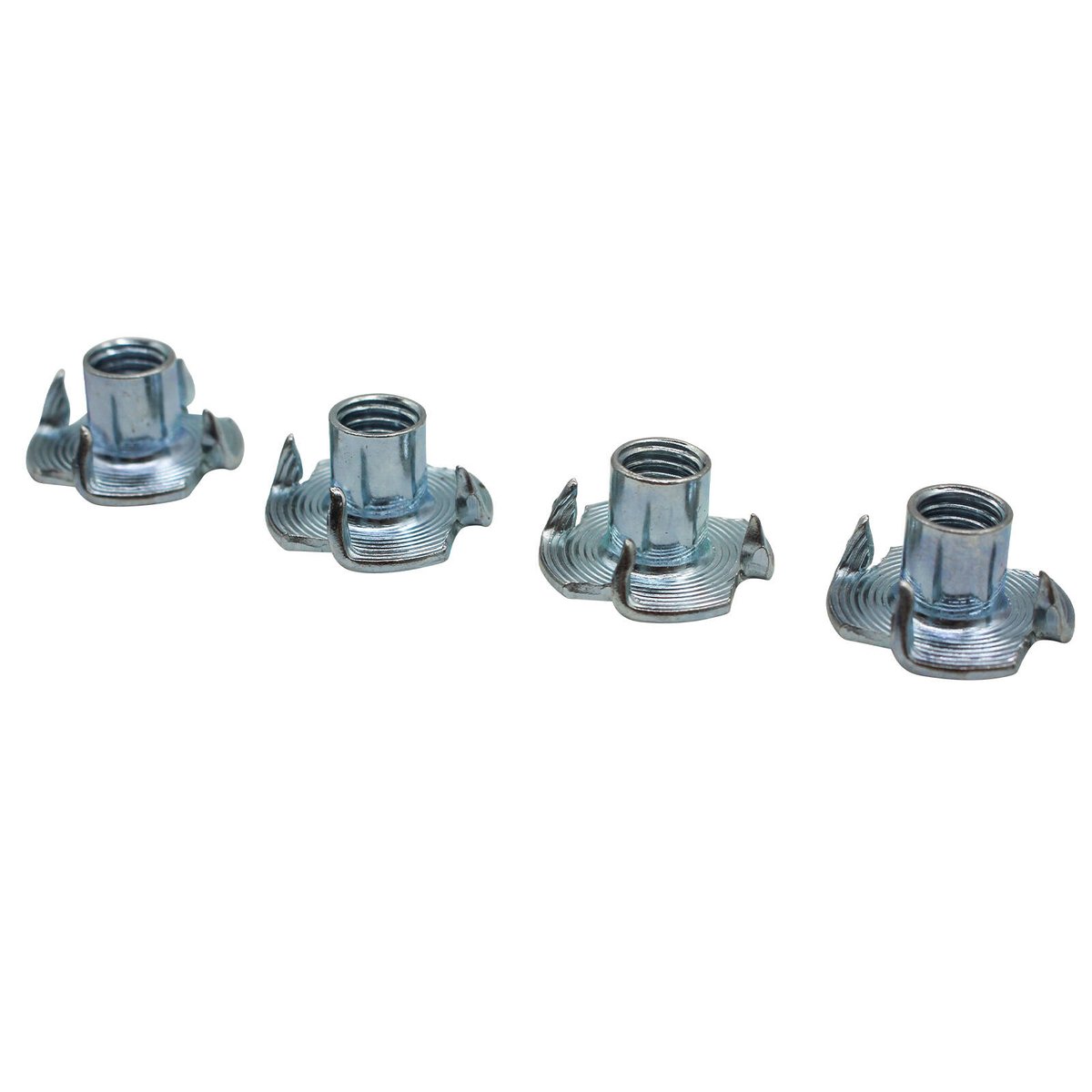 M8 Zinc Plated T Nut - 4 Pack - 22.5mm x 11mm x 22.5mm - Easy Installation - SuperSaverAU - view 3