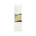 Click 250mm White Releasable Cable Tie 25 Pack - UV Resistant Nylon Reusable