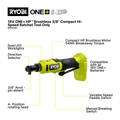 Ryobi 18V ONE+ HP Brushless ⅜" Compact High-Speed Ratchet - 54Nm Torque - 460rpm - SuperSaverAU - view 2