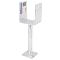 Pryda Full Stirrup Post Anchor 200x90mm M10 - Galvanised Steel - Durable - SuperSaverAU - view 1