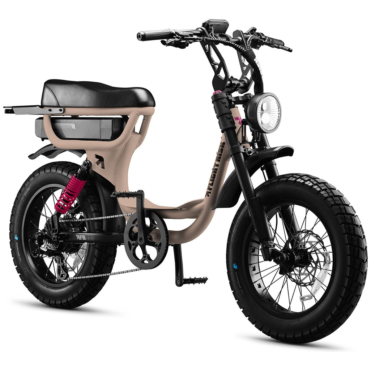Flight Risk FR333 electric bike - 1000W motor, 52V 25Ah battery, Champagne finish - FR-333CHAMPAGNE