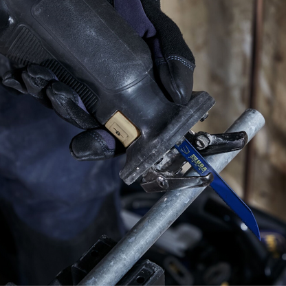 Irwin Bi Metal Reciprocating Saw Blade 5 Pack 6" 18tpi Black