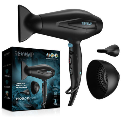 HoMedics Progloss professional ionic hair dryer - 2400W motor, oil infusion, 3m cable - DR-5500-AU