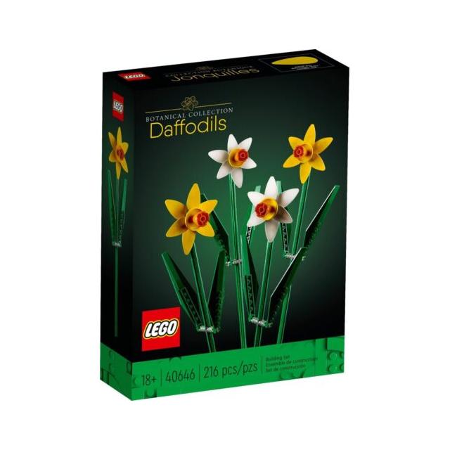 LEGO Daffodils 40646 Set Flowers Botanical Collection Valentines Day - SuperSaverAU - view 1